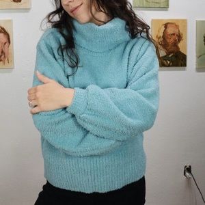 KAISLEY Plush Turtleneck Sweater (NWT)